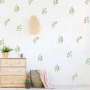 Axyaa Green Leaves Wall Sticker Plant Decals for Home Decor