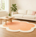 Axyaa Plush Solid Color Rug for Living Room, Bedroom, or Cloakroom