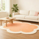 Axyaa Plush Solid Color Rug for Living Room, Bedroom, or Cloakroom