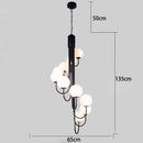 Axyaa LED Pendant Chandelier for Modern Home Decor and Indoor Lighting