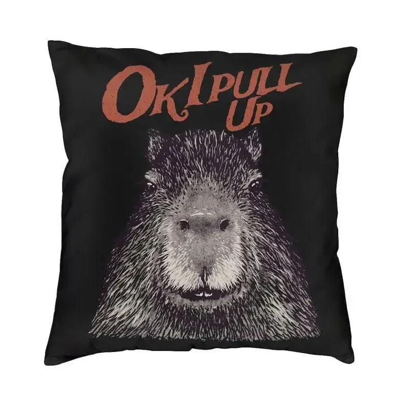Capybara Nordic Cushion Cover by Axyaa - Home Decor Pillow Case