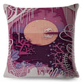 Axyaa Cartoon Deer Pillowcase - 45*45cm Linen Cushion for Home Decor