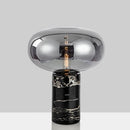 Axyaa Marble Desk Lamp with Glass Ball Lampshade - Postmodern Minimalist Designer Style