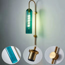 Axyaa Glass Wall Lamp for Luxury Bedside Light in Hotel Bedroom