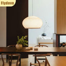 Axyaa White Woven Pendant Light: Modern Minimalist Lighting for Restaurant, Tea Room, Living Room