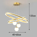 Axyaa Modern Pendant Lights LED Chandelier for Stylish Dining Room Lighting