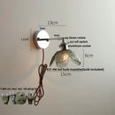 Axyaa Crystal Iron LED Wall Light with Rotate Feature