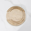 Axya Marble Tray with Metal Frame: Wabi-Sabi Home Decor & Tabletop Display