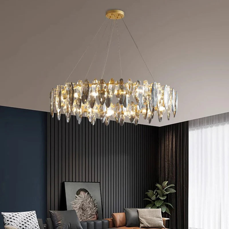 Axyaa Modern LED Pendant Chandeliers for Living and Dining Room Lighting