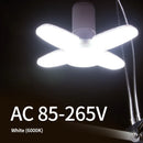 Axyaa LED Foldable Bulb 40 LEDs E27 Warm White Light for Home Ceiling Garage