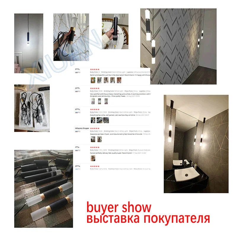 Axyaa Nordic LED Pendant Lamp for Modern Living Spaces