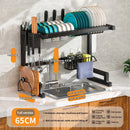 Axyaa Stainless Steel Kitchen Sink Rack for Multi-Functional Countertop Storage