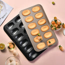 Axyaa Stainless Steel Madeleine Cookie Baking Tray Mini Cake Mold Pan
