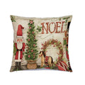 Axyaa Christmas Retro Series Pillow Covers - Set of 4