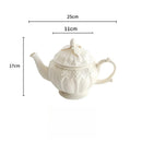Axyaa Ceramic Gold Painted Tea Cup Set glamorizes afternoon tea styling