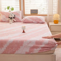 Axyaa 2025 Warm Fleece Fitted Sheet Set, Cozy Mattress Cover & Pillowcase, 3D Flower Design