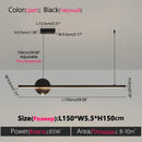 Axyaa Nordic Black Chandelier for Kitchen Bar Dining Room Pendant Lights