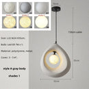 Modern LED Pendant Light for Homestay Ambiance by Axyaa