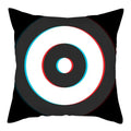 Sword Target Pattern Cushion Cover 45X45cm by Axyaa - Realistic Art Print Home Decor Pillowcase