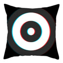 Sword Target Pattern Cushion Cover 45X45cm by Axyaa - Realistic Art Print Home Decor Pillowcase