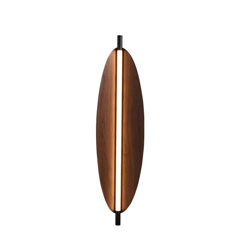 Axyaa Wood Grain Led Wall Lamp: Minimalist Nordic Style Home Decor Fixture