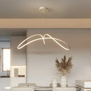 Axyaa Nordic Butterfly Ribbon Aluminum Chandelier LED Lighting Fixture