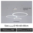 Axyaa Modern Living Room Chandelier LED Indoor Lighting Bedroom Decor