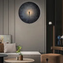 Axyaa Retro LED Wall Light Disc Fixture - Nordic Creative Universe Stainless Steel Art