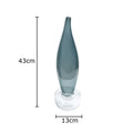 Axyaa Wheat Ear Glass Vase for Desk Decor and Flower Arrangement