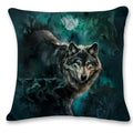 Axyaa Wolf Moon Soft Polyester Pillowcase - Home Car Sofa Cushion