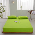 Axyaa Cotton Fitted Sheet - Solid Color, Anti-slip, Adjustable Mattress Cover