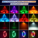 Axyaa 150W RGBW Moving Head Light for DJ Disco Party - Voice Control & DMX