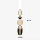 Axyaa Artistic Glass Lollipop Chandelier - Colorful Luxury Ceiling Fixture