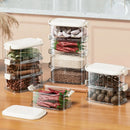 Axyaa Spice Storage Boxes: Multi-layered Plastic Seasoning Organizer for Kitchen