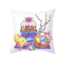 Axyaa Rabbit Flower Grass Ring Egg Pillow Sleeve Axyaa Sofa Seat Chair Decor