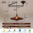 Axyaa Rocker Arm Chandeliers | Adjustable LED Dining Room Lighting
