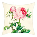Axyaa Pink & White Flower Pattern Pillow Cover 45*45cm