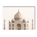 Axyaa Beige Flower Mosque Canvas Print Wall Art - Bohemian Decor for Modern Living