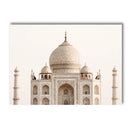 Axyaa Beige Flower Mosque Canvas Print Wall Art - Bohemian Decor for Modern Living