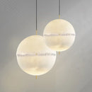 Axyaa Designer Moon Pendant Chandeliers: High-End LED Lighting for Elegant Living Spaces