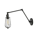 Axyaa Industrial Iron Double Arm Wall Lamp for Bedroom, Study, and Corridor