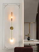 Axyaa Modern Gold Metal Wall Light for Bedroom and Living Room Decoration