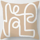 Axyaa Geometric Square Pillowcase for Home Goods and Decor