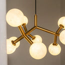 Nordic Gold Moon Chandelier for Living Room, Hotel & Baby - Axyaa Brand