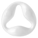 Axyaa White Ceramic Dinner Plate for Family Party, Restaurant Main Dish & Dessert Plate