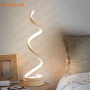 Axyaa LED Spiral Table Lamp Desk Light for Home Living Room Decor