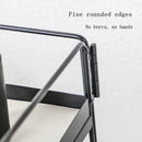 Axyaa Desktop Organizer with Stackable Shelving and Two Storage Trays