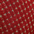 Axyaa Red Gold Houndstooth Christmas Cushion Cover 45x45 - Sofa Decor Party Home