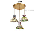 Axyaa Nordic Modern LED Flower Glass Copper Hanging Lamp for Home Decor