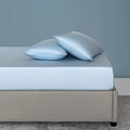 Axyaa Bamboo Fitted Sheet & Pillowcase Set, Adjustable Mattress Covers, Luxury Bedding